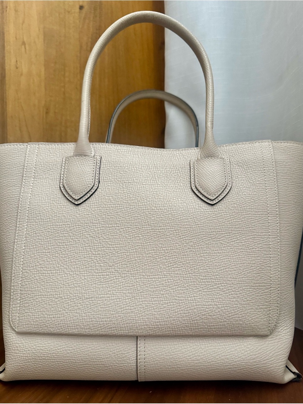 Longchamp Mailbox Leather Tote Chalk - Picture 2 of 13